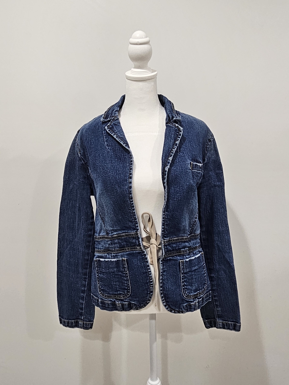 Old Navy Dark Blue Denim Jacket Blazer-Style